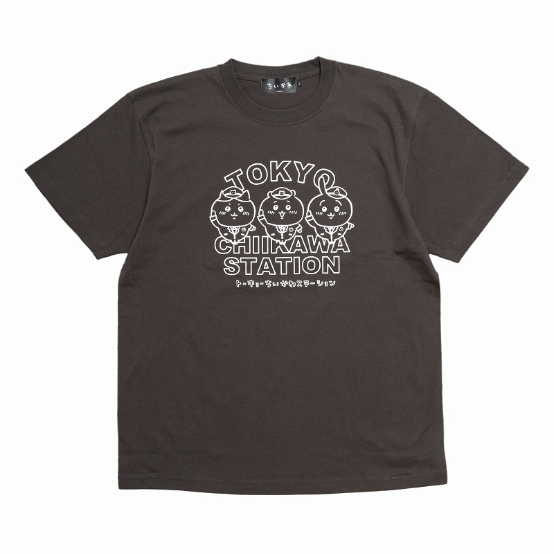ちいかわ飲茶　Tシャツ　黒　Lサイズ ちいかわ Tシャツ 飲酒くりまんじゅう ブラック