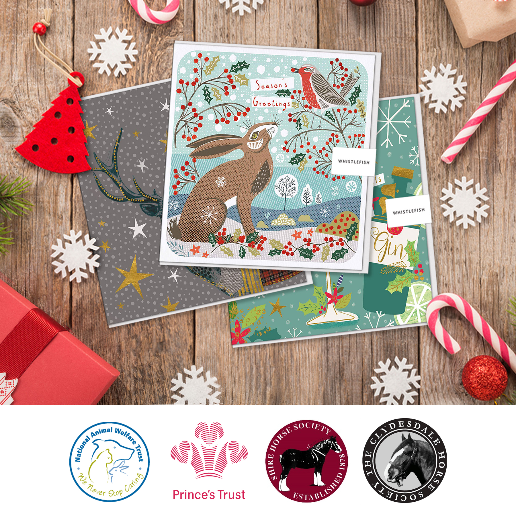 Whistlefish christmas cards outlet