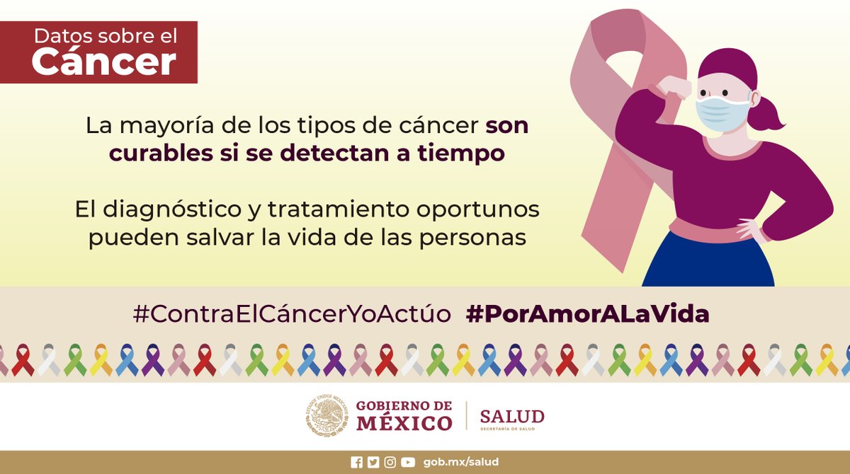 SSalud_mx's tweet image. 4 de febrero | Día Mundial contra el #Cáncer

¡Detectar a tiempo puede hacer la diferencia!

Encuentra más información en ➡️ infocancer.org.mx

#ContraElCáncerYoActúo #PorAmorALaVida