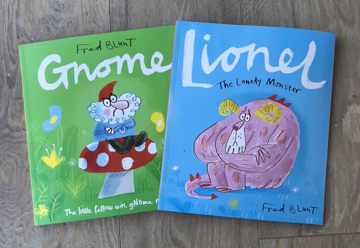 FredBlunt's tweet photo. That rarest of things - the double book birthday!!
#LionelTheLonelyMonster is out with ⁦@OxfordChildrens⁩ and the paperback of Gnome is out with ⁦@AndersenPress⁩
Think how lovely they would look together on your bookshelf! https://t.co/TBTgDklmqy