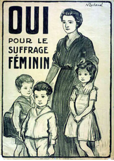 On a more positive note, some pro-suffrage posters (1920s-1950s), all via:  https://www.swissinfo.ch/fre/multimedia/affiches-d-un-autre-%C3%A2ge/29348330