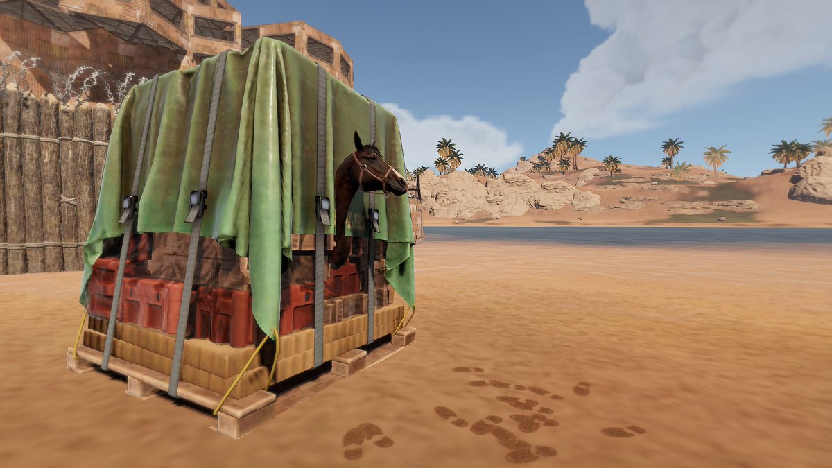 kopquake's tweet photo. Come get ur loot from supply steed.

#Rust https://t.co/WbUJqzW2UP