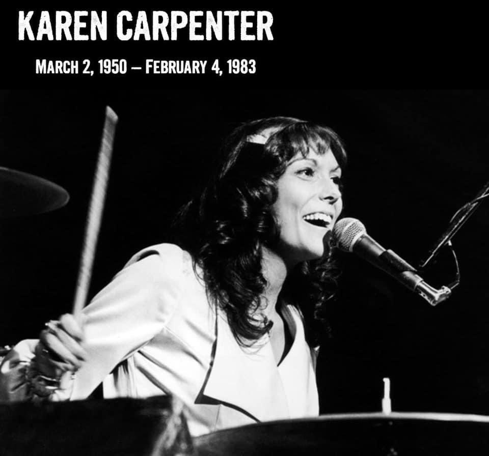 38 years ago the voice of an angel passed away! 
Karen Carpenter sadly taken too soon.
#willneverforget #musiclegend #karen #karencarpenter #beautifulvoice #diedtoosoon #thecarpenters