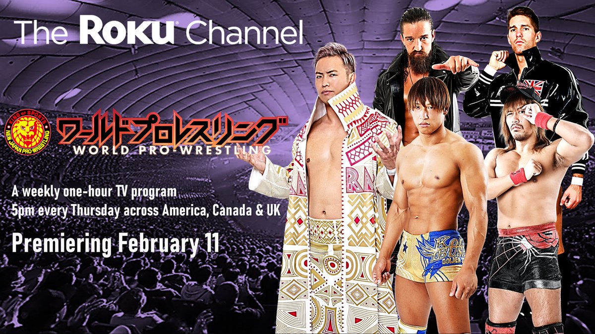 NJPW Announces Deal With The Roku Channel NJPW Announces Deal With The Roku Channel