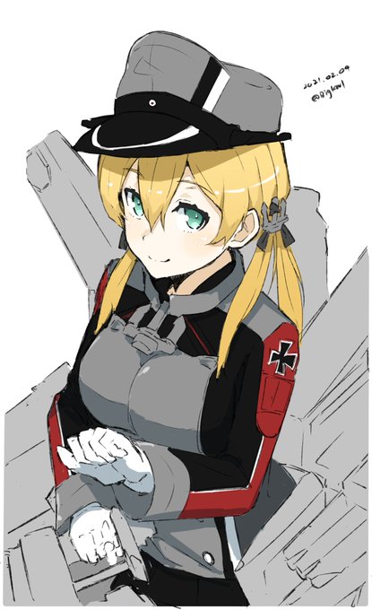 #艦これ版深夜の真剣お絵描き60分一本勝負
#艦これ版真剣お絵描き60分一本勝負_20210204
プリンツ 