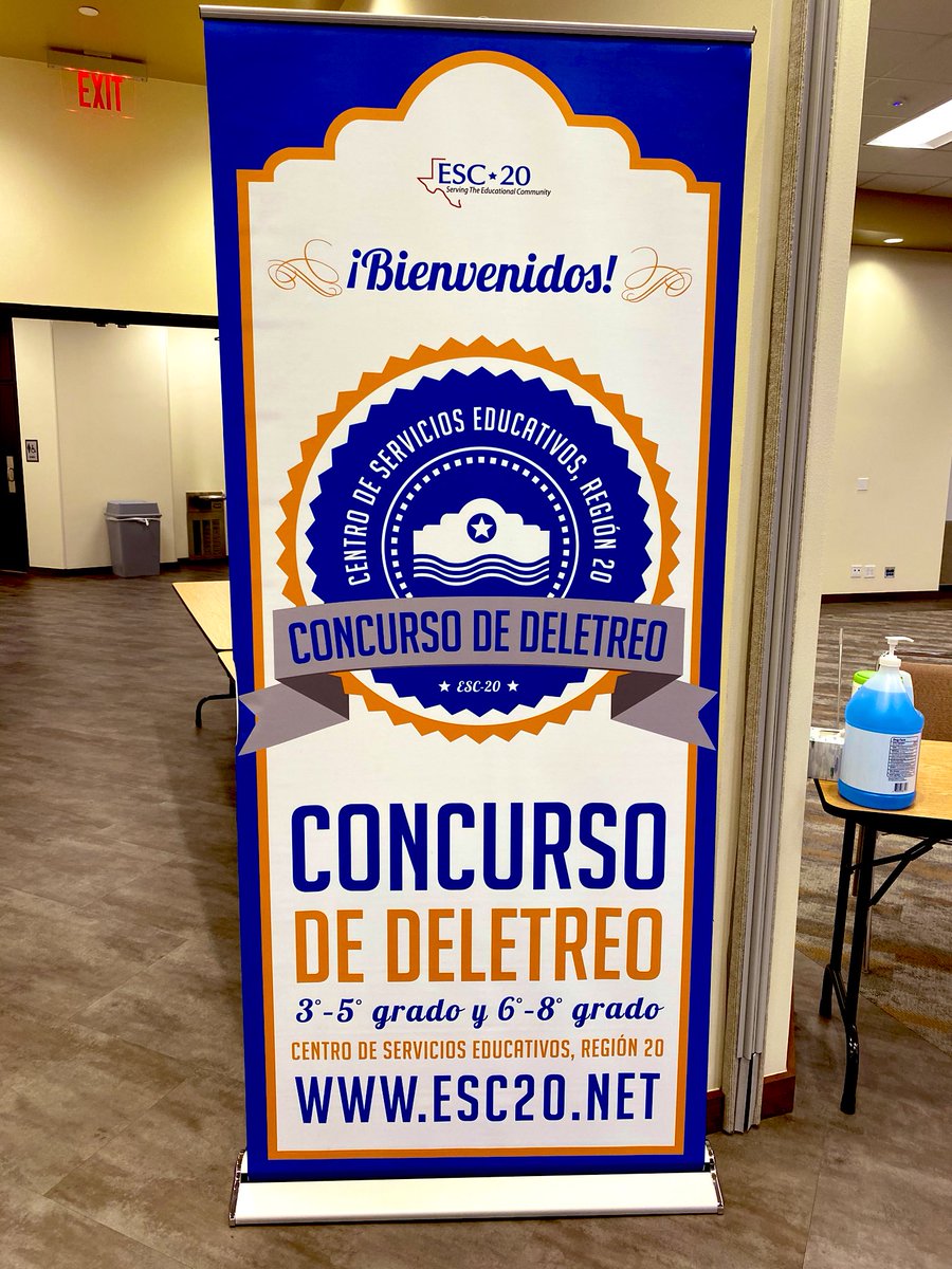TajonarGabriel's tweet photo. Listos para el concurso de deletreo! Vamos ECISD!!!
Ready for the Spanish Spelling Bee! Let’s go ECISD!!!
@ECISDtweets @OakCrestStinger #ECPROUD https://t.co/twGYRYG8yO