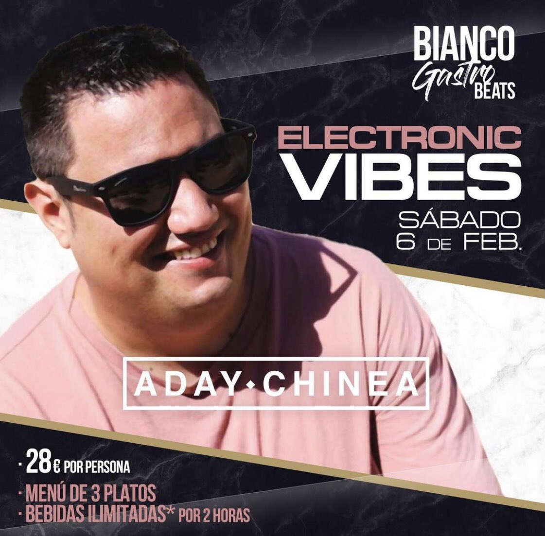 MissVinilo82's tweet photo. Este sábado bailaremos🍾🎊🥰 @AdayChinea
Haz tu reserva!!
#adaychinea #biancogastrobeats #tenerife #playalasamericas #deephouse #music https://t.co/bxgYwikQRw