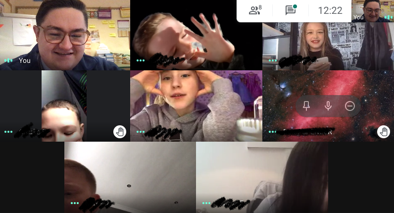 9StHerberts's tweet photo. Oh we laughed today on our Google Meet - we played games that had us in stitches! #lockdownpositivity https://t.co/VpusycNjst