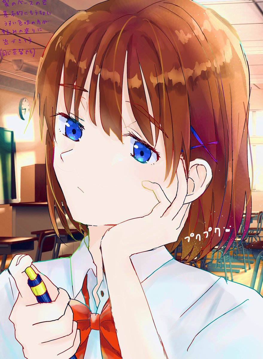 プクプク ペンタブちょっとは上達してきたのでは イラスト練習中 デジタルイラスト