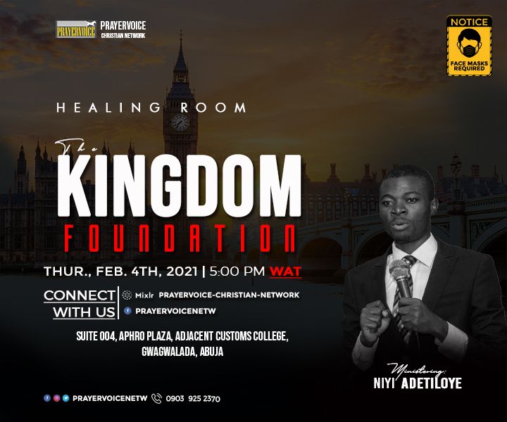 WeAreTDCI's tweet photo. Beloved,⠀
⠀
Join us this evening as we begin the series #TheKingdomFoundation. ⠀
⠀
Ministering: Niyi Adetiloye⠀
⠀
Livestream: https://t.co/Bczwh6bhbB⠀
⠀
Shalom!⠀
⠀
#Kingdom #Foundation #BuiltOnChrist https://t.co/v7wl7wNupa