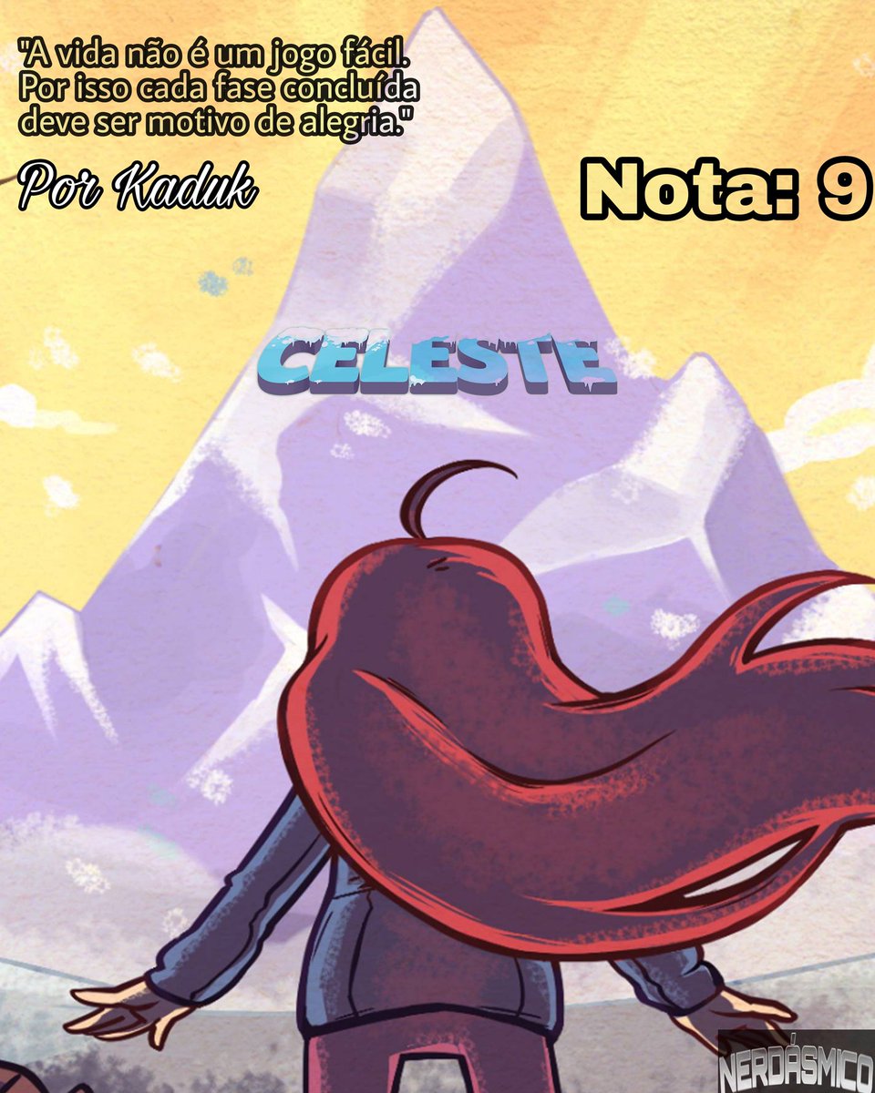 nerdasmico's tweet photo. Celeste
Ano de Lançamento: 2018
Diretor: Matt Thorson
Nota: 9

Análise Completa:
https://t.co/zs7sEkGeNZ

Facebook / Instagram / Twitter
@nerdasmico

#CelesteGame #CelesteMadeline #IndieGame #CelesteMontain #AnaliseDeGame #Nerdasmico #Kaduk https://t.co/d1STrebBM5
