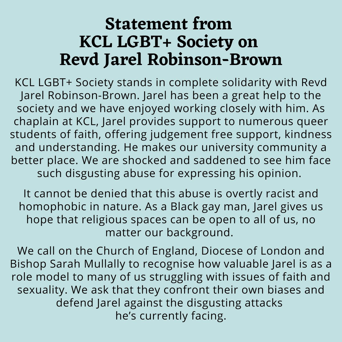 KCL LGBT+ tweet media
