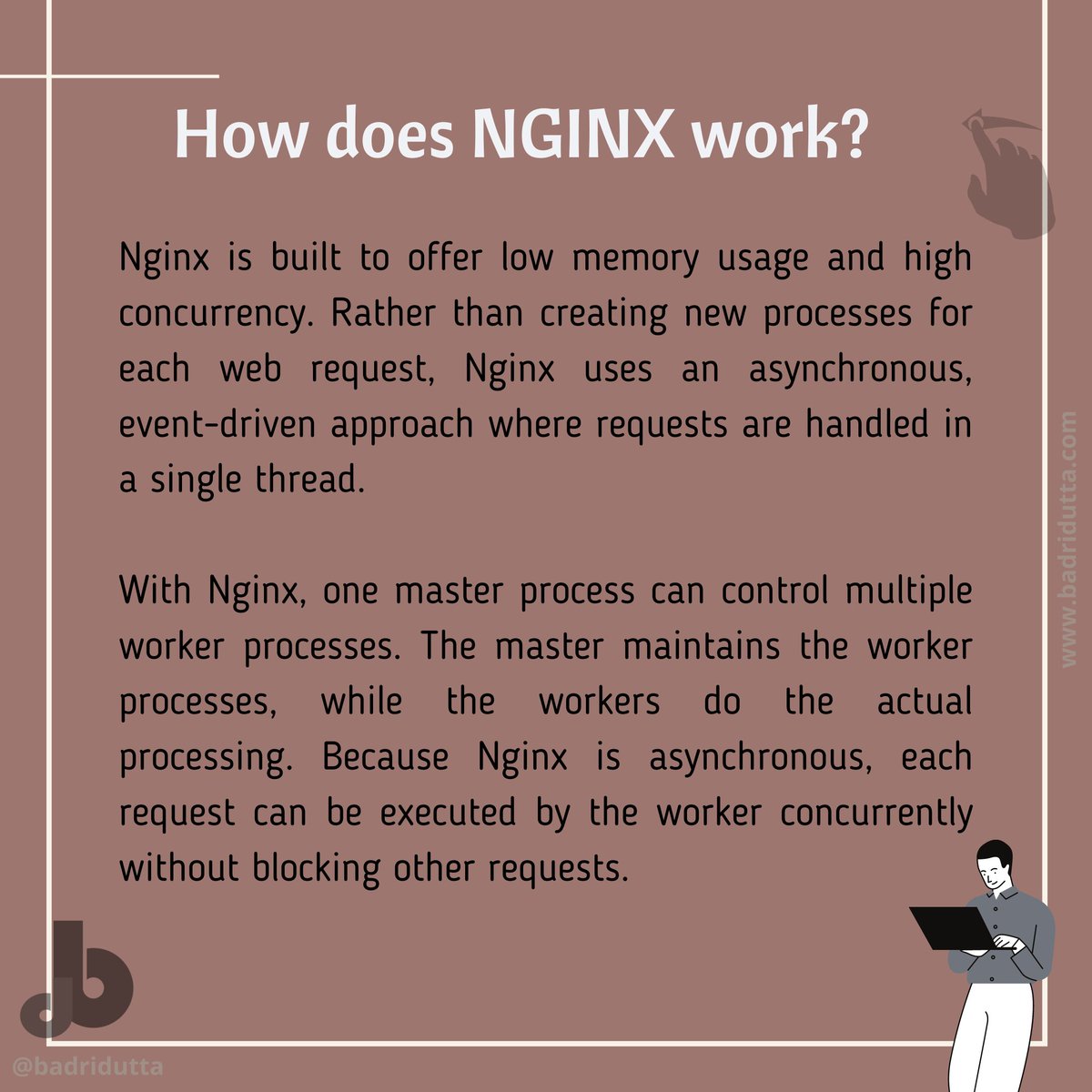 badridutta's tweet image. #nginx #nginxserver #instadaily #instagood #instamood #instalike #server #webserver #webdevelopment #python #java #php #kubernetes #api #badridutta #frontenddeveloper #backenddeveloper #javascript #html #css #react #reactnative #mobiledeveloper #digitalpotli #adobespark