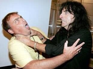 Happy Birthday to Alice Cooper... even though he tried to kill me. 