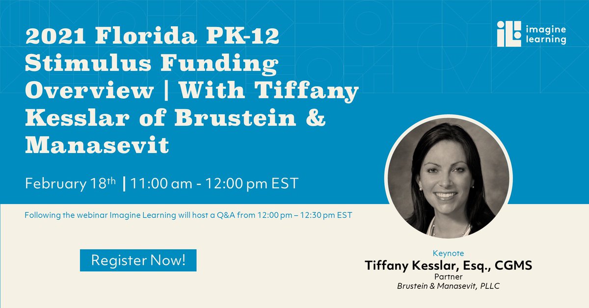 nick_narayan's tweet photo. Join our Florida Imagine Learning team as we learn about the education stimulus funding from ⁦@TWKesslar⁩ .  ⁦@PublicSchoolSup⁩ ⁦@FOIL_FL⁩ ⁦@fasfepa⁩ ⁦@FABES_FL_US⁩ https://t.co/O89nfkSzgp https://t.co/jot0Xvcang