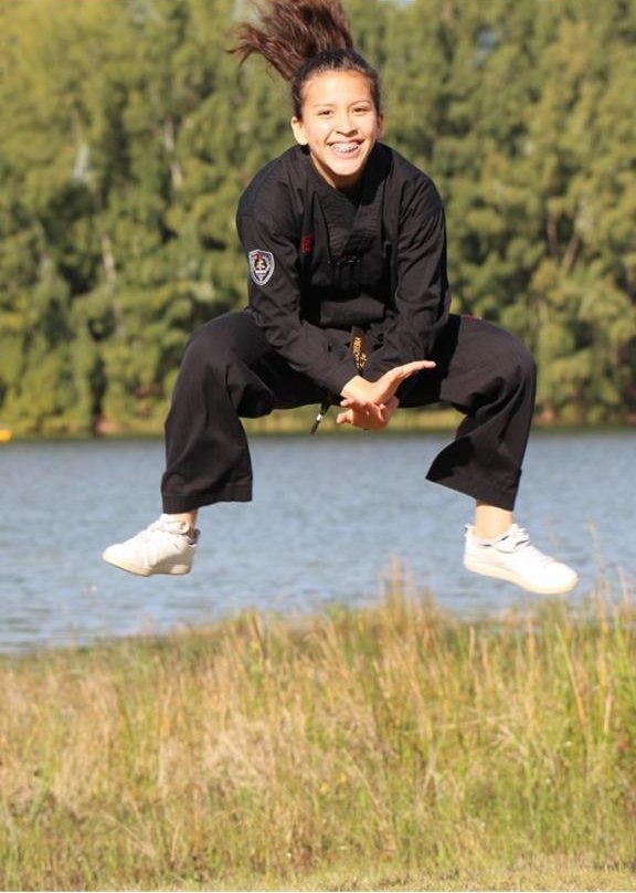 TyraMilitza's tweet photo. #tyramilitza #teakwondo #seconddan https://t.co/OhE5IEOnfP