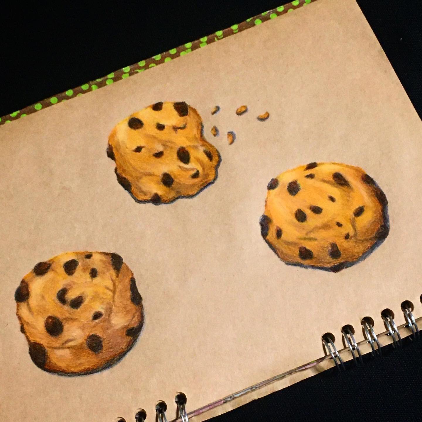 グルミ Twitterren おひとつ どうぞ 色鉛筆画 チョコチップクッキー アナログイラスト 絵が好きな人と繋がりたい T Co 02lu1tq1zx Twitter