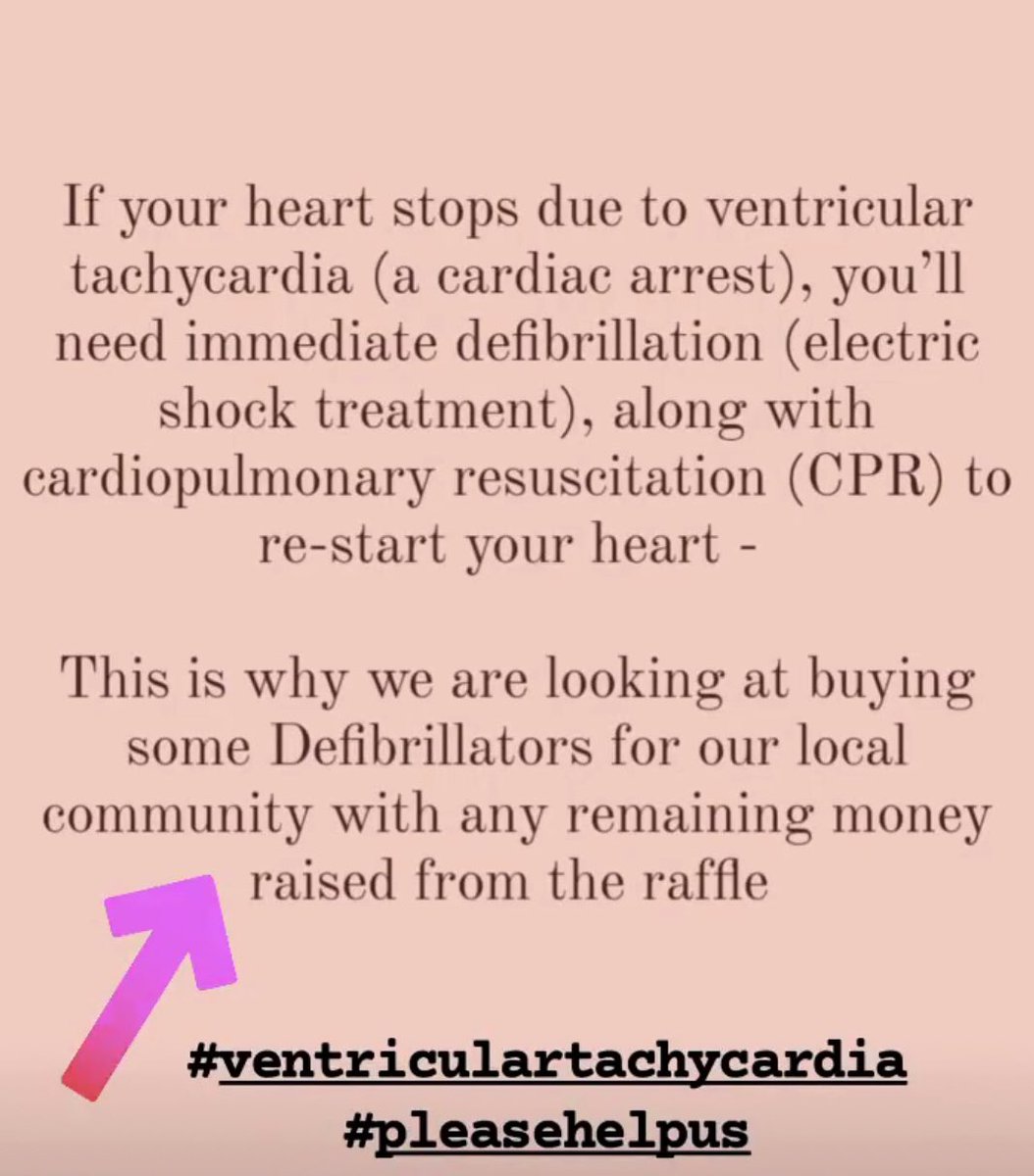 JenErari21's tweet photo. #VentricularTachycardia #Heart #KnowledgeIsPower #RaiseAwareness #WinAHouseAndFerrari #Raffall https://t.co/kwcT47rMxI