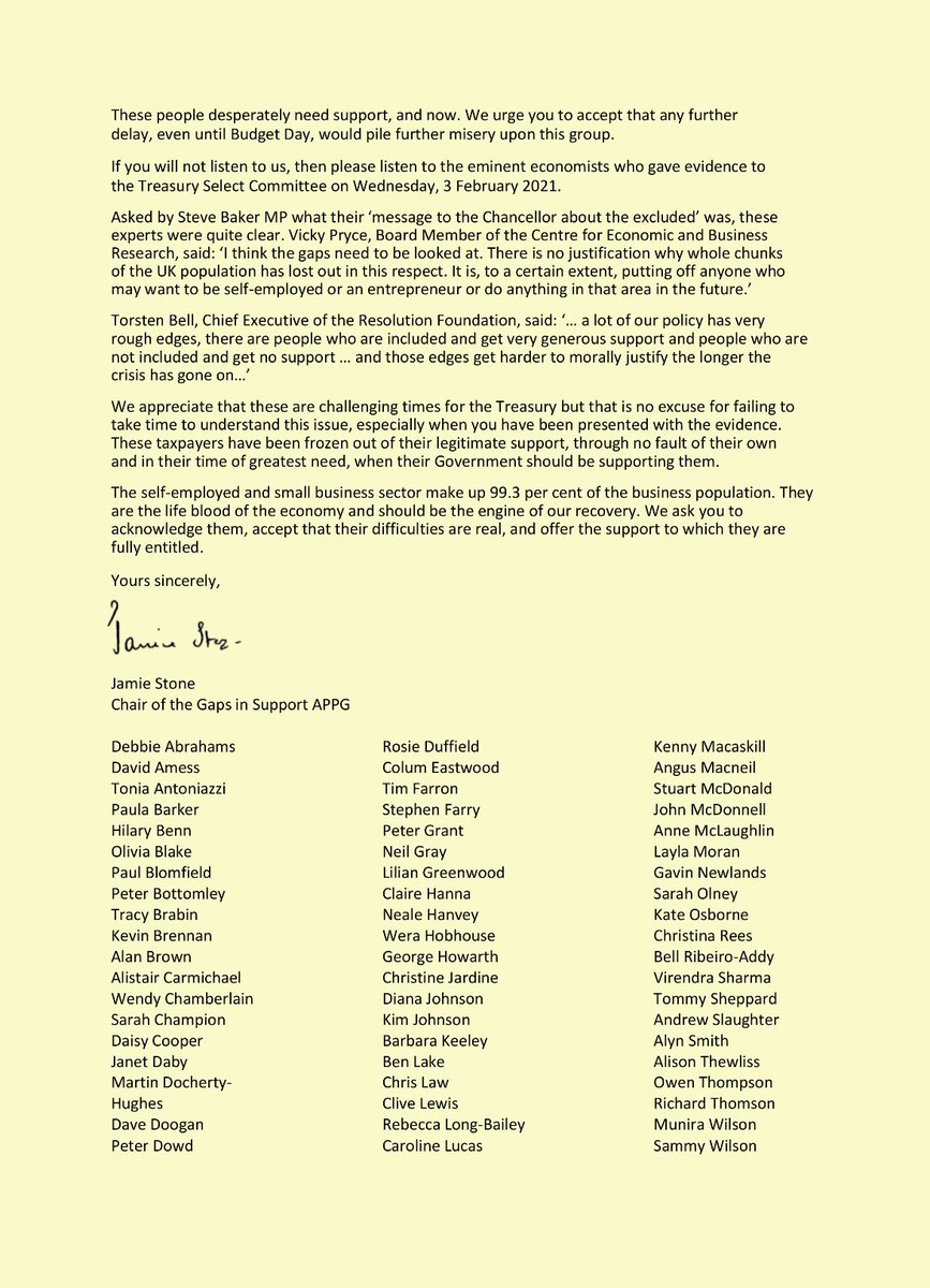 Daisy Cooper MP 🔶 (@libdemdaisy) on Twitter photo 3 m people have fallen between the cracks of the government’s worker support schemes. The Chancellor needs to stop denying that the 3m exist & start fixing the many gaps in support. I’ve joined MPs led by <a href="/Jamie4North/">Jamie Stone MP</a> to take him to task #excludeduk #ForgottenLtd <a href="/APPGGapsSupport/">APPG Gaps in Support</a> 3 m people have fallen between the cracks of the government’s worker support schemes. The Chancellor needs to stop denying that the 3m exist & start fixing the many gaps in support. I’ve joined MPs led by <a href="/Jamie4North/">Jamie Stone MP</a> to take him to task #excludeduk #ForgottenLtd <a href="/APPGGapsSupport/">APPG Gaps in Support</a>