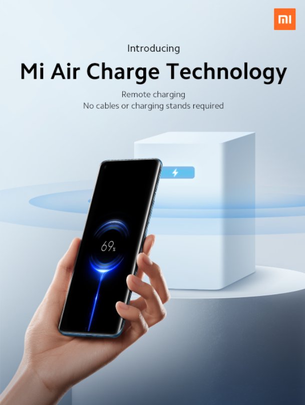 🔥 Xiaomi presenta su nuevo cargador inalámbrico que funciona de manera remota 🔥

📢 #Xiaomi presenta #MiAirCharge, con la que pretende revolucionar los métodos de carga actuales al permitir cargar dispositivos de forma remota sin cables ni soportes de carga inalámbrica.