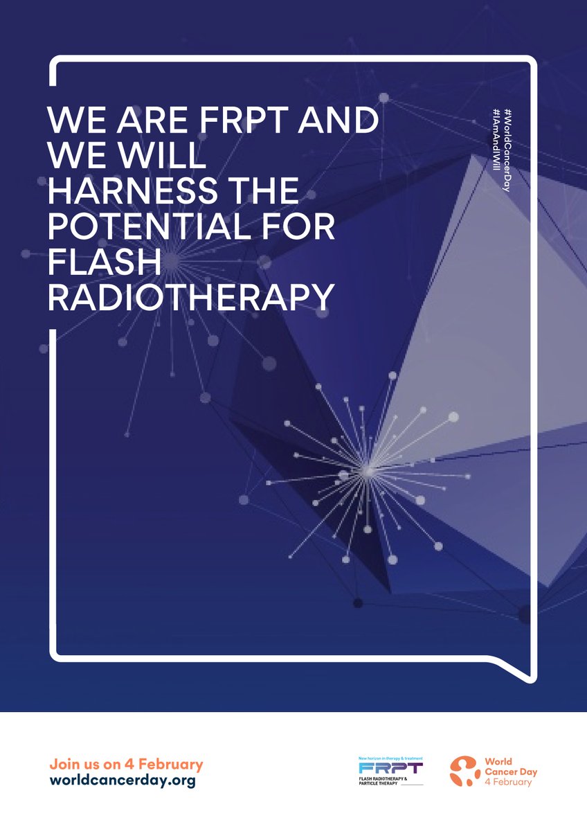 This #WorldCancerDay, who are you and what will you do to reduce the impact of #cancer for yourself, the people you love and the world? #IAmAndIWill #FlashRT #radonc #RTT #ParticleTherapy #medphys #protontherapy #advancingRT #protonRT #protobBeam #PBT
👉frpt-conference.org/about-frpt