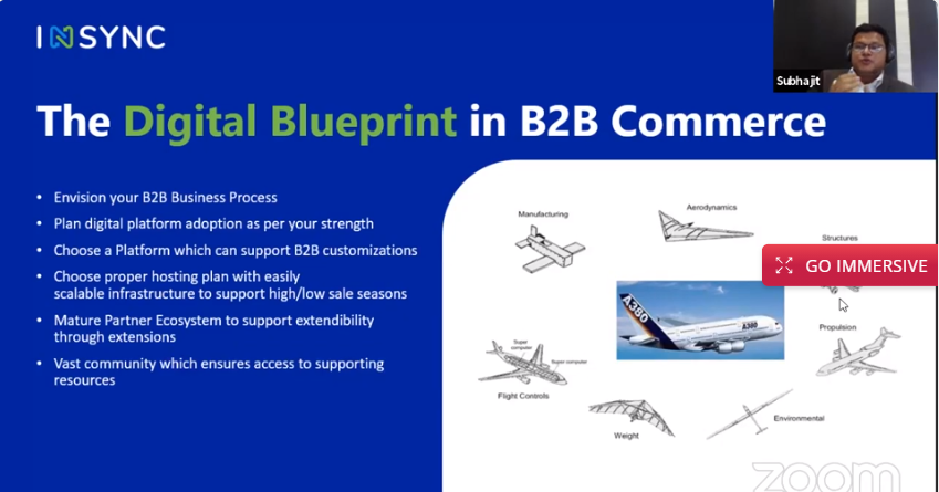 The #digital blueprint in #B2BCommerce explained by <a href="/compusubha/">اكشن</a> at #MM21IN