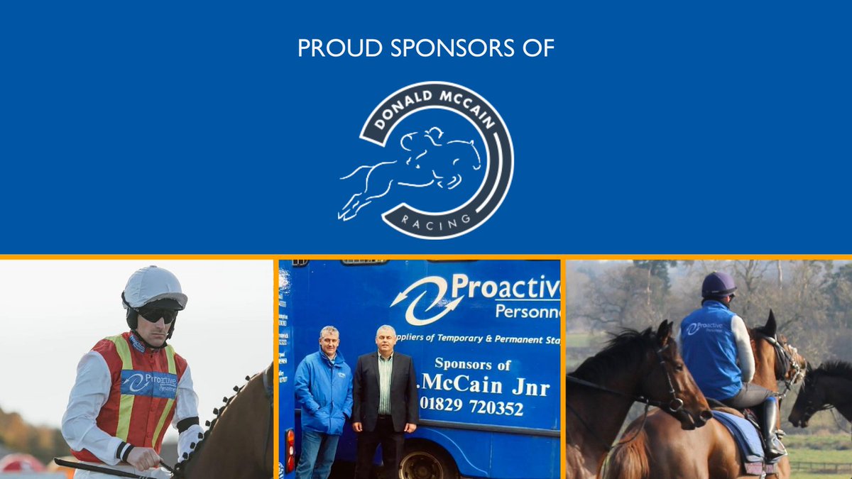 We are absolutely delighted to be continuing our partnership with @donaldmccain Racing as proud yard sponsors...

#sponsorship #businesspartnership #cheshire #horseracing