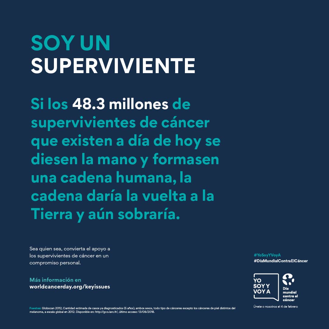 aecat_es's tweet photo. Hoy es el #DiaMundialContraElCancer 🎗 y sigue siendo una de las principales causas de morbi-mortilidad del mundo 🌍 Nos unimos a #IAmAndIWill  para alzar la voz y defender un mundo con menos cáncer 💪📣 ¡Es momento de actuar! 

#YoSoyYVoyA #WorldCancerDay https://t.co/2m0pPCJNtx