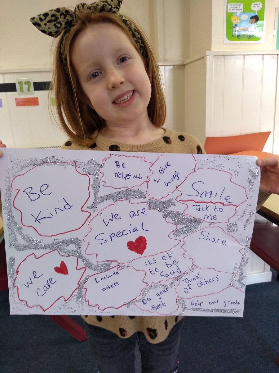 @winterfoldhs one of our keyworker children made a very special poster for her friends #Thewinterfoldway #Childrensmentalhealth         #Weareallspecial