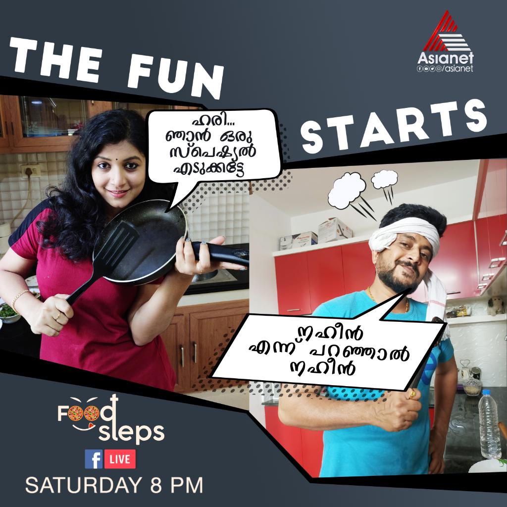 asianet's tweet photo. രണ്ടും കല്പിച്ച് അപ്പു.. വിട്ടുകൊടുക്കാതെ ഹരി..!! അടുക്കളയിൽ ഒരു കിടിലൻ അങ്കം അരങ്ങേറുകയായി.. Turn on the #Happu_Mode
Food Steps || Facebook Live || Saturday at 8 PM || Asianet
#FoodSteps #Asianet #AsianetLive #FacebookLive #FBLive #Happu #Santhwanam #GireeshNambiar #Raksha https://t.co/0kqT49b8VD