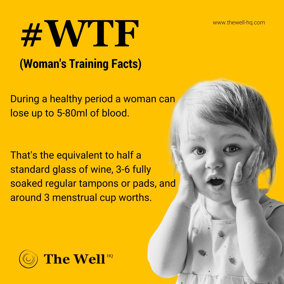 thewellhq's tweet photo. Isn't the female body #bloodybrillliant ?
It's not just blood (36%) lost during a #period - menstrual fluid contains a mix of mucus and uterine tissues (64%) which adds volume to overall fluid loss.
#periodtalk #knowyourperiod https://t.co/VomN0SWHJo