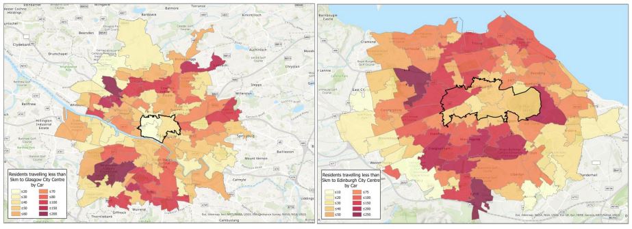 From the more detailed document on active travel freeways, it sounds as if they will be modelled on London's cycle superhighways, and are likely to focus on the suburban edges of the four biggest cities where the highest levels of short car trips are  https://www.transport.gov.scot/media/49052/stpr2-phase-1-ast-project-1-active-freeways-3-feb-2021.pdf