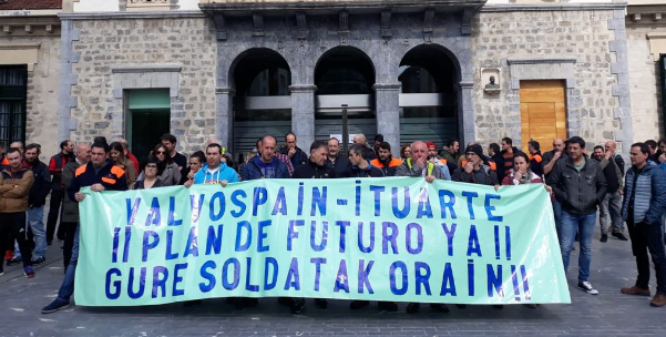 La empresa Valvospain Industrial de Amurrio presenta una ERE de extinción para la totalidad de los 79 trabajadores de la plantilla. 
naiz.eus/eu/info/notici…