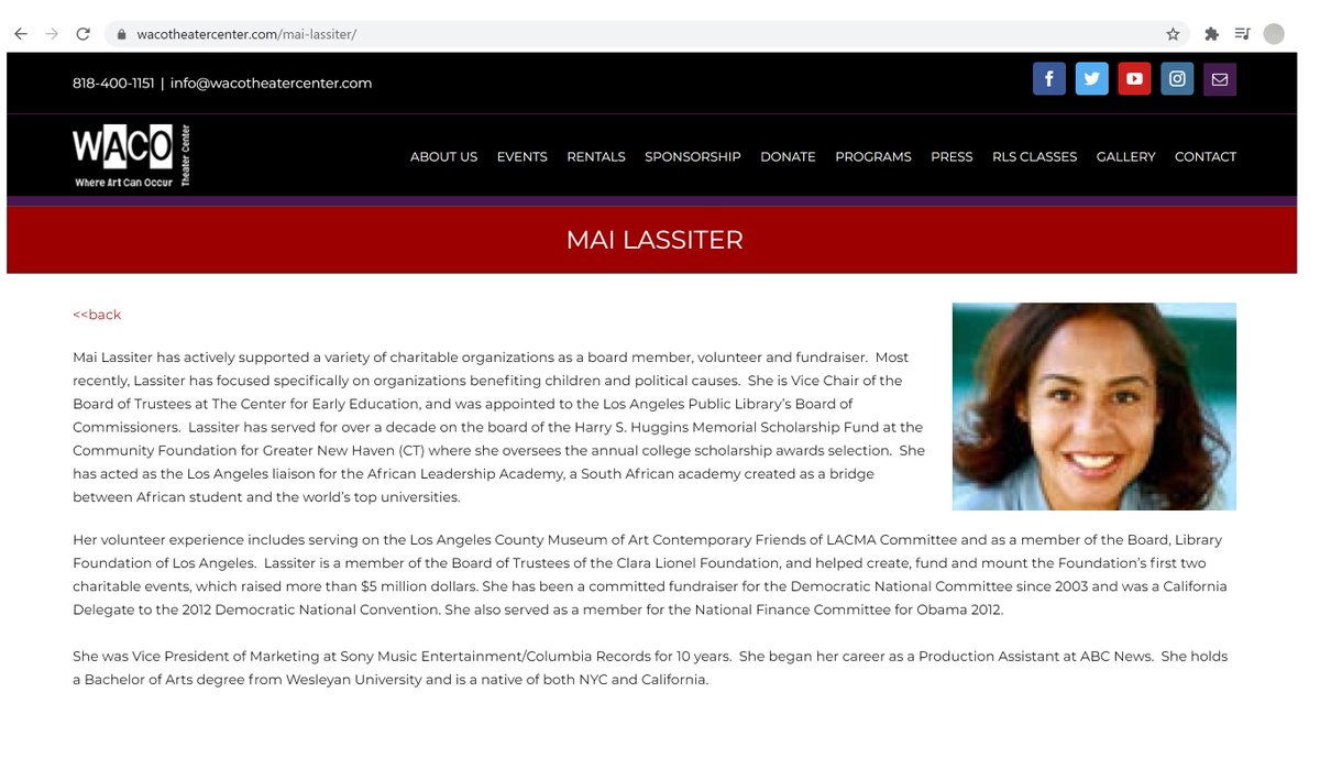 This article will prove that she is the same Mai Lassiter who is related to both Rihanna and Obama.How a HOMEMAKER able to raise so much money?Lassiter is somehow diverting the funds towards Rihanna's company which was raised for the election.5/10
