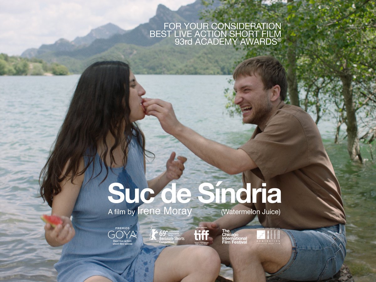 Suc de síndria 🍉💦
(aka Watermelon Juice)
For Your Consideration at the 93rd Academy Awards 
(Best Live Action Short Film)
+100 Festivals
+30 Awards
It would be lovely to spread the love and the message of my film even further 💫