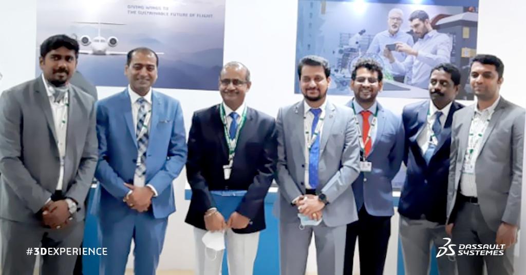 3DSIndia's tweet image. We were pleased to have Shri Alok Prasad - General Manager, Ordnance Factory Medak, GOI, at our Booth A6.6 &amp;amp; A6.8. We demonstrated our #ConnectedEngineering capabilities and discussed about digitization of shopfloor. @AeroIndiashow #AeroIndia2021 #3DEXPERIENCE @Ravikiran_tweet