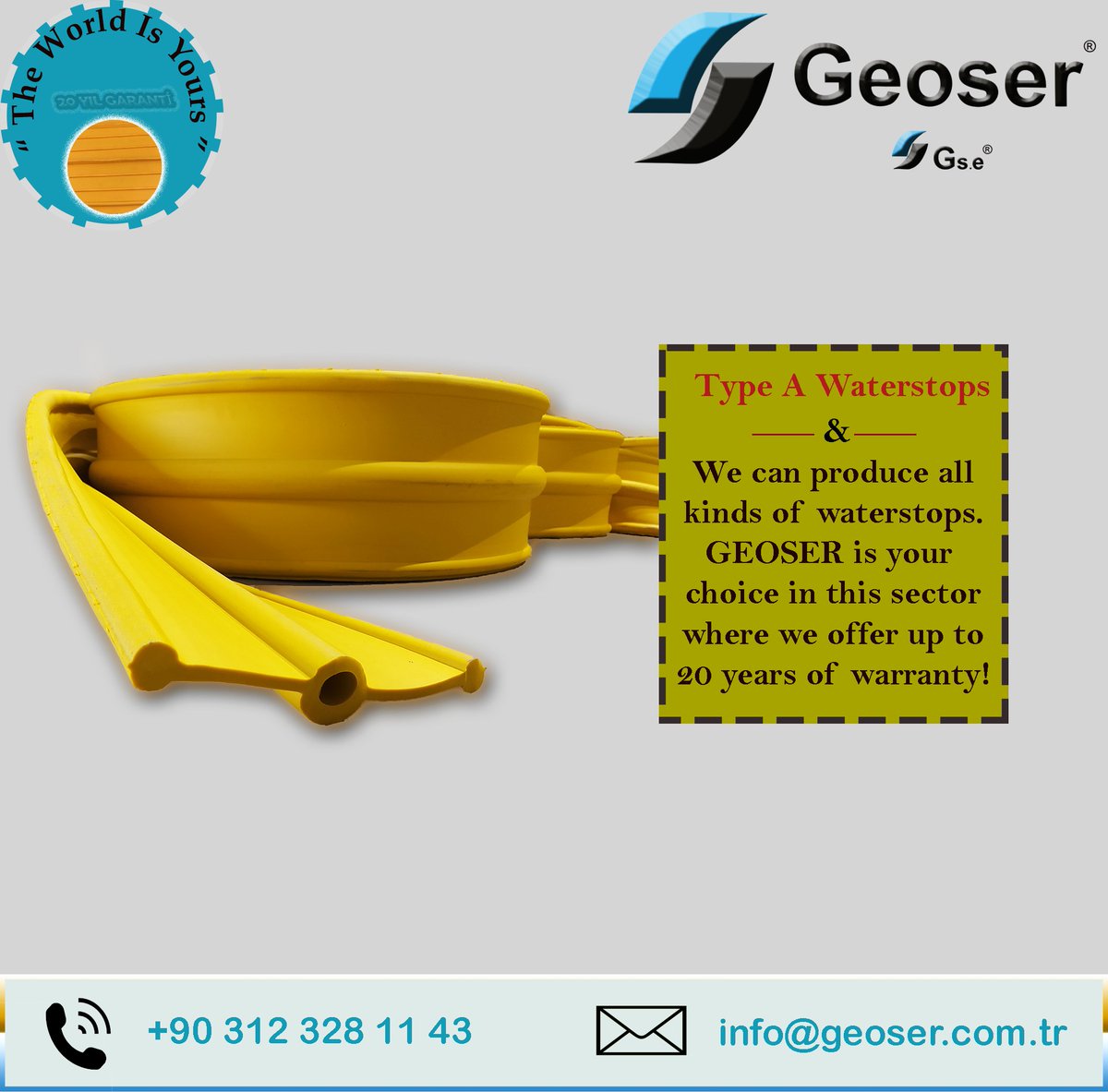 💯We can produce all kinds of waterstops🇹🇷
#pvc #waterstopper #waterstop #typea #building #insulation #waterproofing #geoser