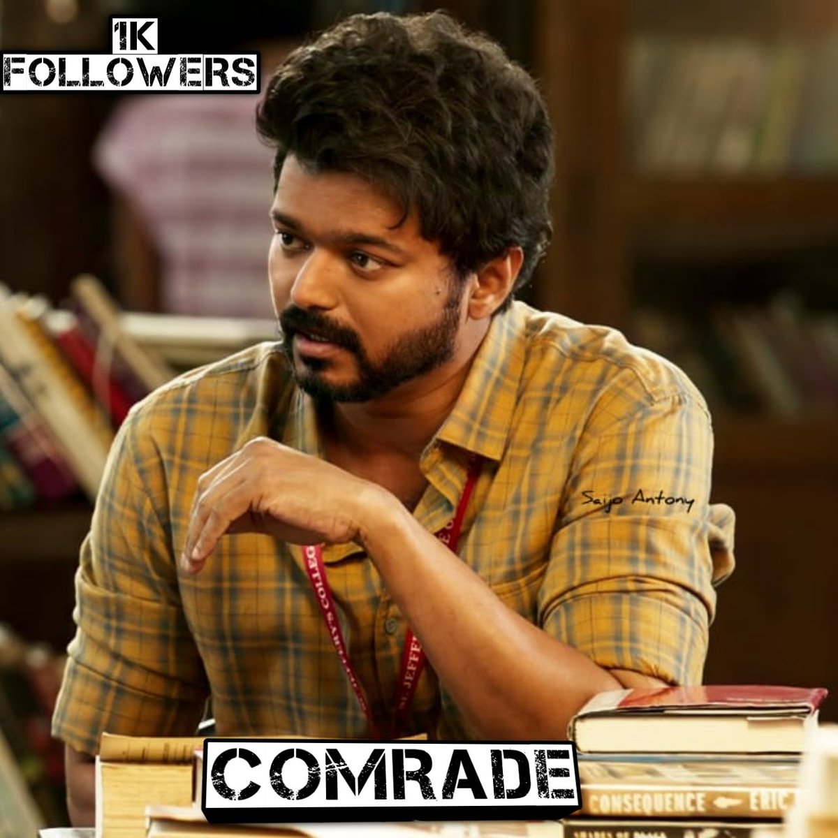 Prembalaji1974's tweet image. Congrats for 1K Followers Mams @iTzComradeVJ 🥳💖💥🔥

Design @sakthivijay07_💖💥🔥

Congrats for 1K Followers Mams @ItzRockerVFC 🥳💖💥🔥

Design @Prembalaji1974 💥🔥

Wish You Both Reach More Heights in Upcoming Days 💥🔥

#Master || @actorvijay 
#TeamThalapathyBloods
#2FP