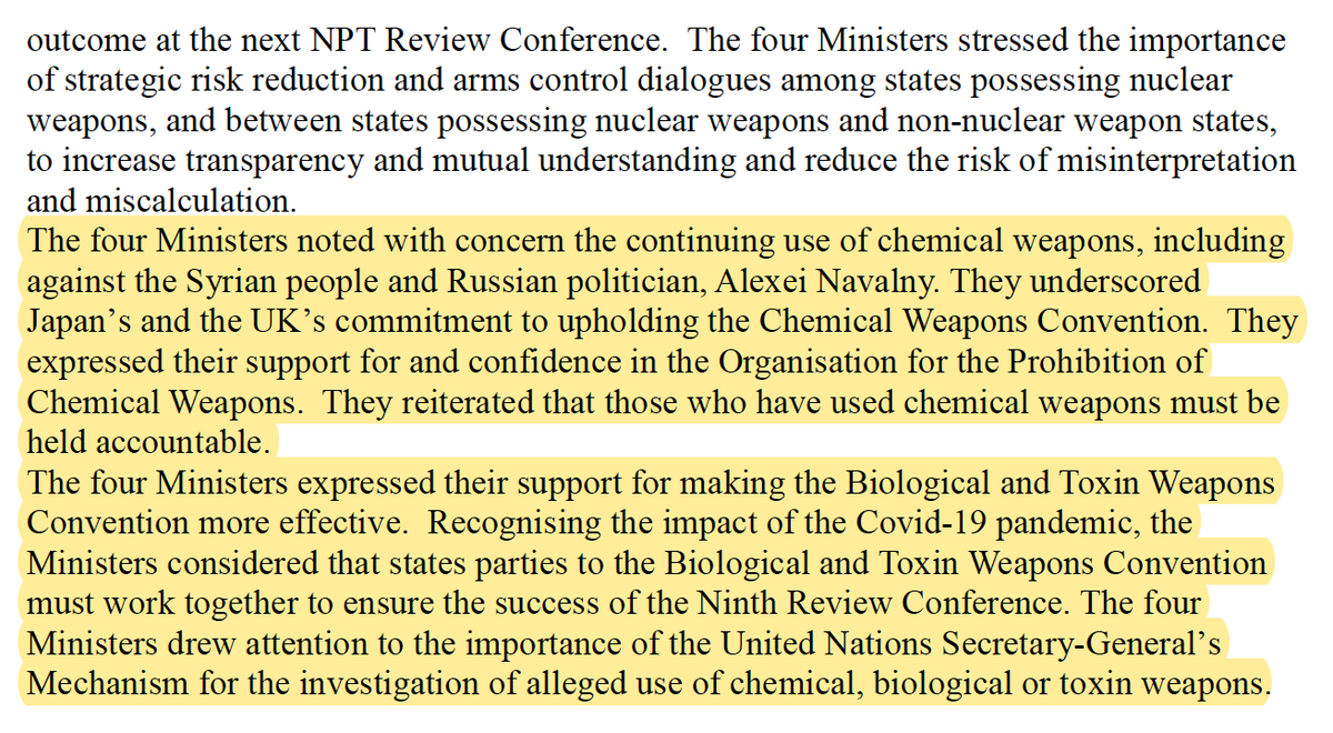 In this respect - one longstanding point of ‘difficulty’ in the relationship concerned Russia. This statement is interesting as it offers clear steps to reconcile differences in behaviour - in a way perhaps that would have been difficult under PM Abe. A space to watch for sure.