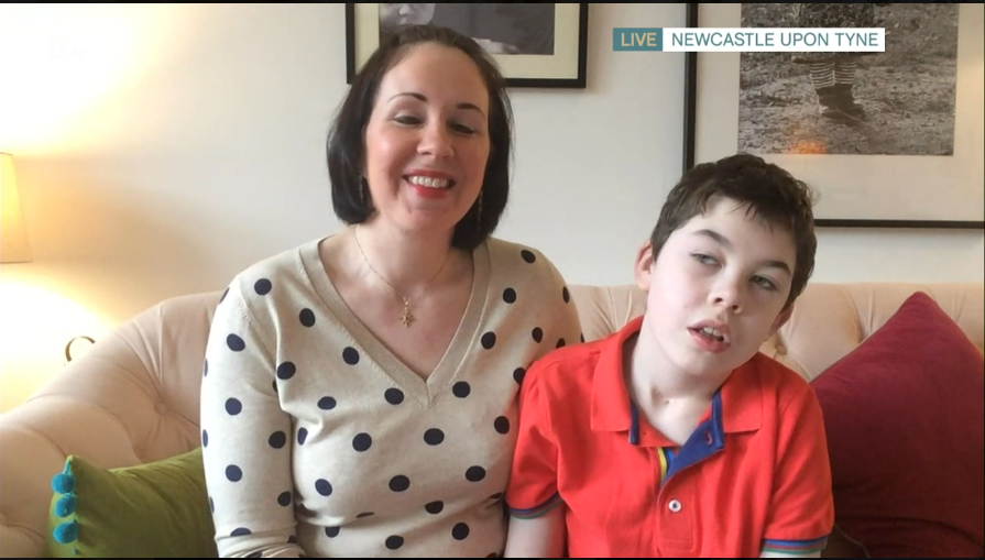 CalvertLakes's tweet photo. What a star Oliver! Another amazing feature on @thismorning thanks to @hollywills and @schofe @CarriAnnTaylor for your support. #oliverscalvertarmy has now raised over Β£187,000. A massive thanks to everyone but particularly Oliver and family @sarahvoysey #CalvertLakesBounceBack https://t.co/Y2h0T14igq