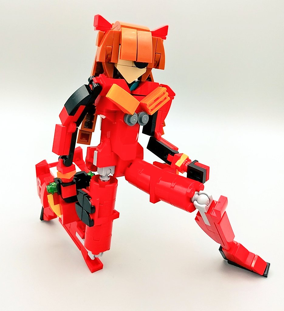 ブロックはかせ.LABO в X: „レゴで式波・アスカ・ラングレー、エヴァQ 