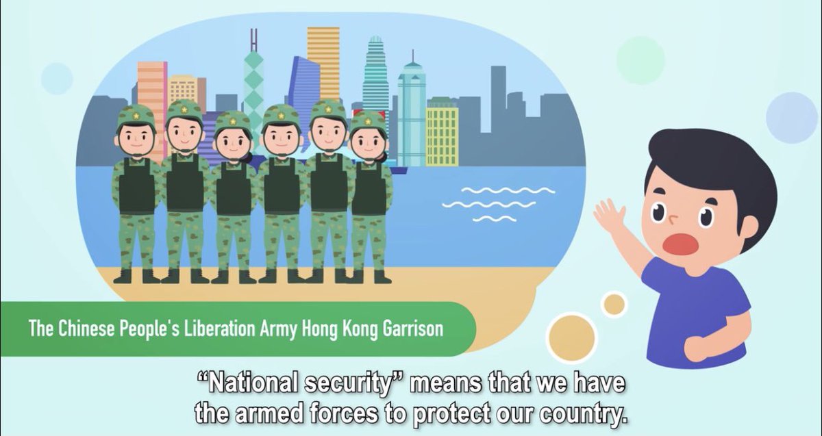  #HK Schools are also suggested to use teaching materials provided by the govt, including this video which reiterated that the  #NSL “only punishes an extremely small minority of criminals” and that freedom of speech and procession are “not being affected” https://emm.edcity.hk/media/t/1_vbukjhmx