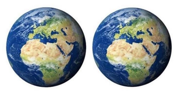 A picture of Earth before and after your opinion