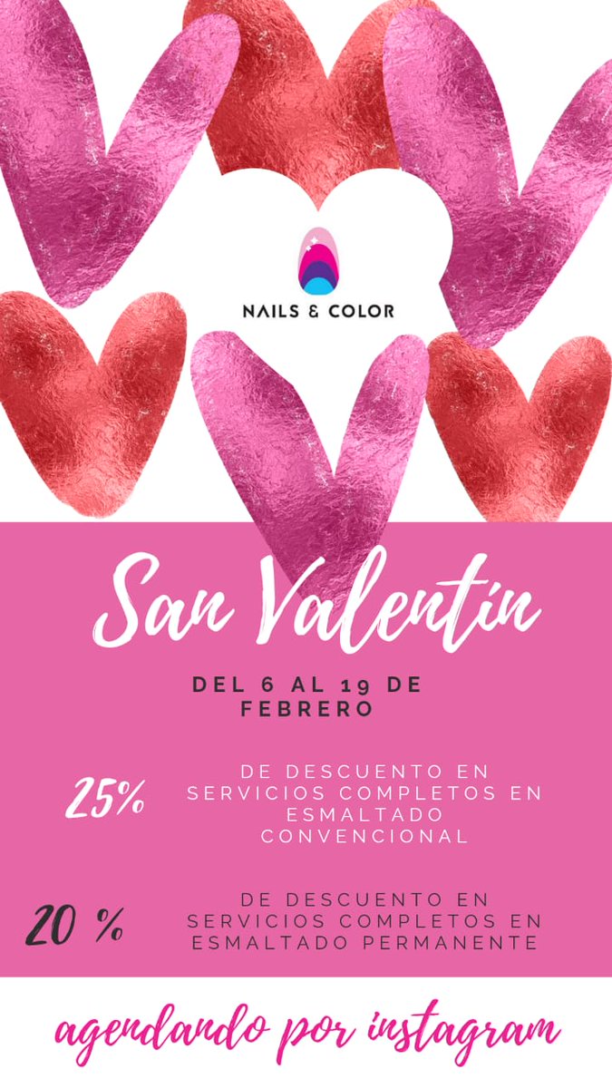 lamoralejacom's tweet photo. Aprovecha la oferta de San Valentín de Nails &amp; Color https://t.co/glTPiIsJsj