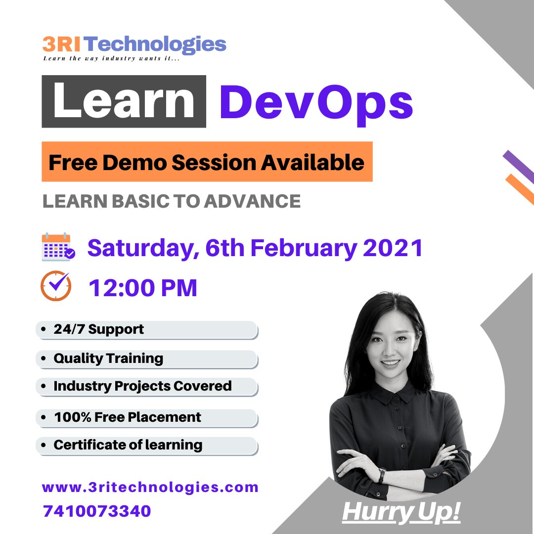 3RITechnologies's tweet image. FREE DEMO AVAILABLE
Build your skills with the DevOps tools
Learn DevOps Online with Industry Experts & Top-Ranked Faculty
Practical-oriented Course, Industry-recognized Certification
Visit zcu.io/RIIM
Call 7410073340
#devopscommunity #devopslife #devops4 #devopstools