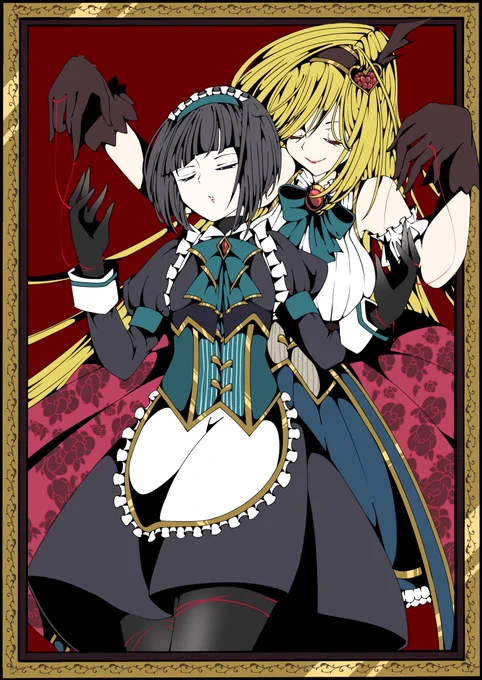 血の盟約??/白雪千夜・黒埼ちとせ
#白雪千夜生誕祭2021 