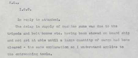 vickersmg's tweet photo. 15 September 1914. The importance of load tables and packing orders comes to the fore! The machine guns were important, so loaded first, but that means unloaded last! Ooops. #ww1 #greatwar #fww #logistics #defencelogistics https://t.co/9yjwsrV7ZE