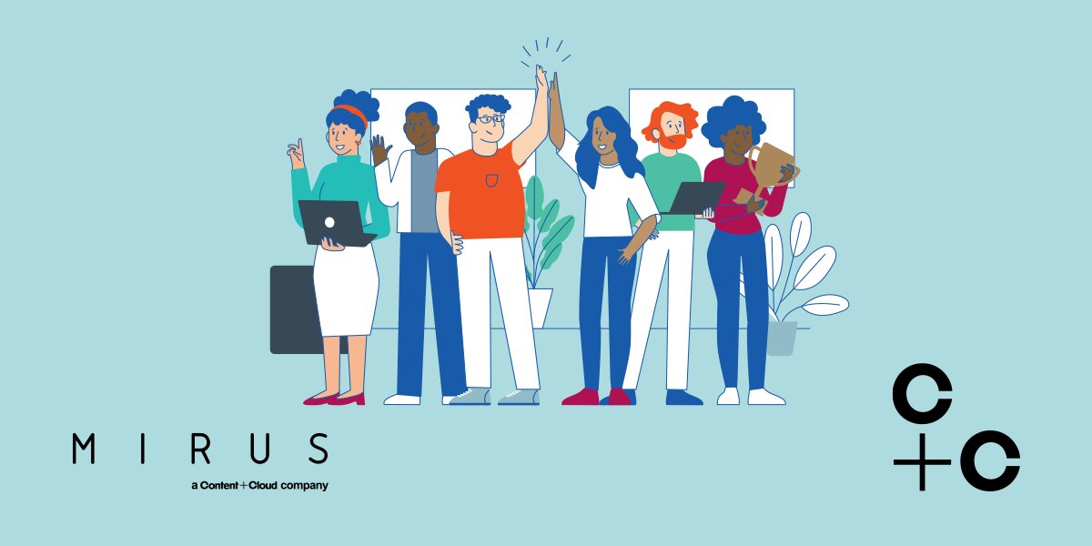 ContentandCode's tweet image. In 2019 @mirusit joined the @content_cloud_Cloud family. 2021 sees the next step in their journey with a new look, a new website, and the same excellent IT support. Go #MTeam!
hubs.ly/H0G0pYQ0