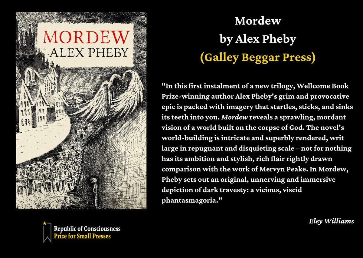 PrizeRofc's tweet image. Mordew by Alex Pheby (@alexpheby), published by Galley Beggar Press (@GalleyBeggars)