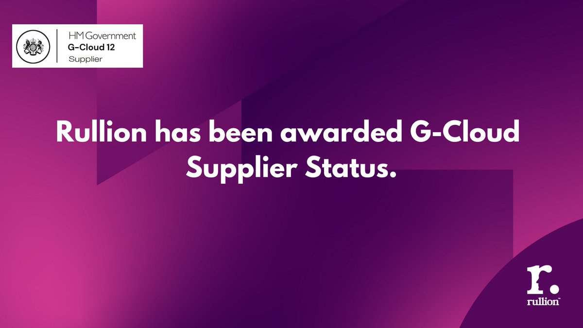 We've been awarded G-Cloud supplier status, providing cloud consultancy and delivery services on the Digital Outcomes and Specialists 5 Framework.

Click the link below to find out how we can help you achieve your goals:

bit.ly/3rlSosN

#CloudConsultancy #GCloud